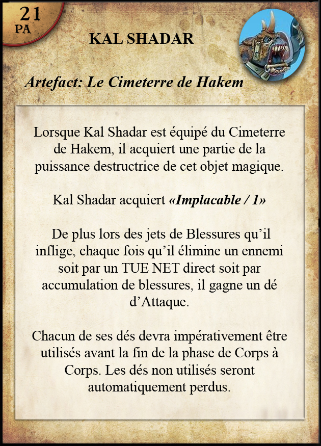 Cimeterre de Hakem
